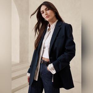 Banana Republic Navy Blazer
